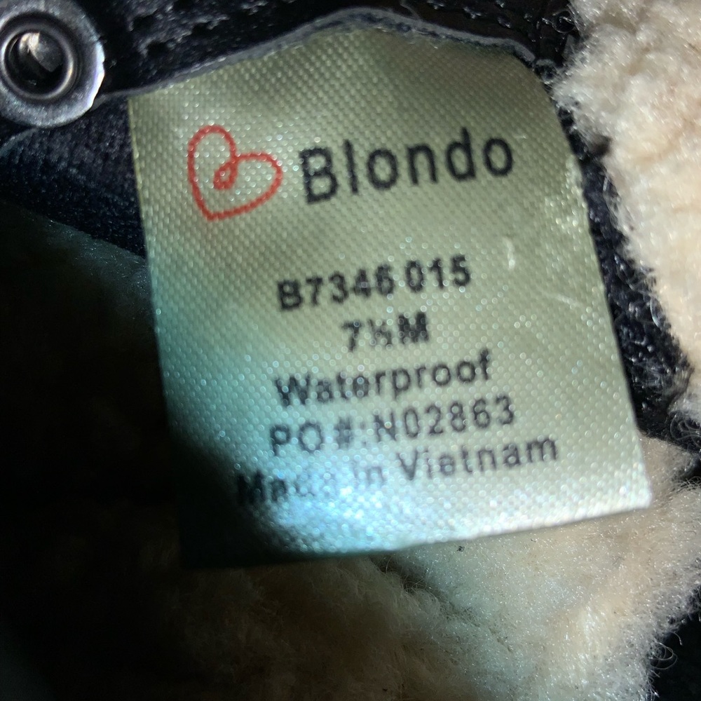 Blondo Waterproof bootie Haven size 7, dark brown - Picture 5 of 5